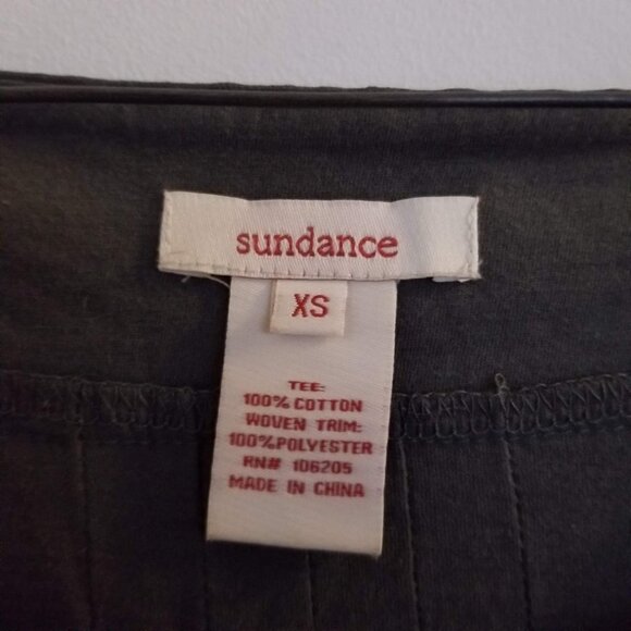 Sundance Embroidered Flutter Short Sleeve Blouse - Picture 5 of 5